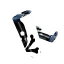 glo hyper pro 用 デザインスキンシール 側面2枚 天面3枚 セット 360°カバー ケース 保護 グロー ハイパー プロ グロウ ステッカー デコ アクセサリー 011632 ドクロ 骸骨 黒