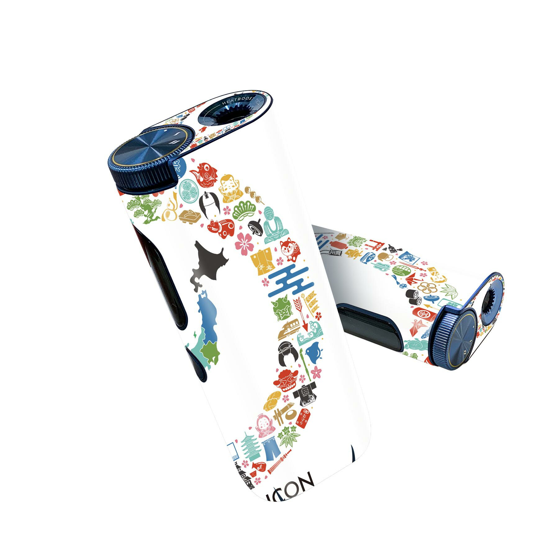 glo hyper pro 用 デザインスキンシール 側面2枚 天面3枚 セット 360°カバー ケース 保護 グロー ハイ..