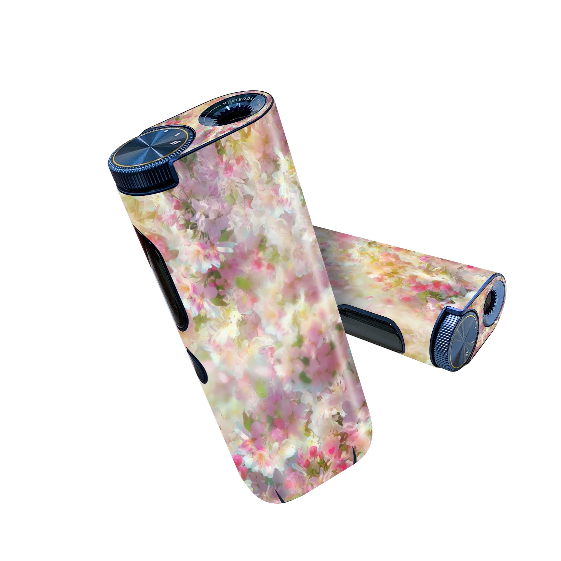 glo hyper pro 用 デザインスキンシール 側面2枚 天面3枚 セット 360°カバー ケース 保護 グロー ハイパー プロ グロウ ステッカー デコ アクセサリー 012211 花 さくら ピンク