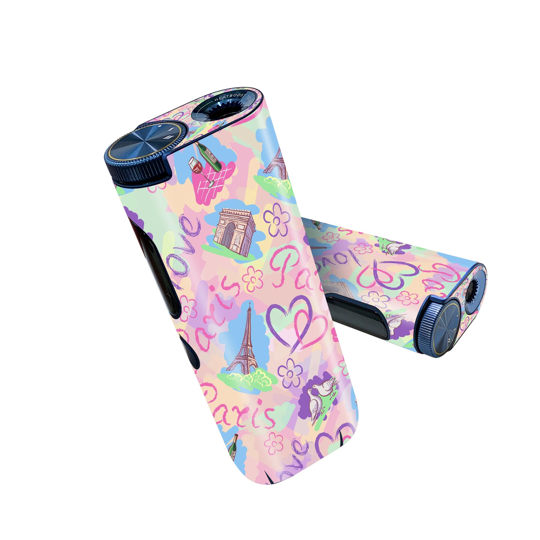 商品特徴・貼るだけでかんたん着せ替え、glo hyper pro 専用デザインスキンシール・高精細プリントで写真と遜色のない仕上がり！半光沢シートでしっとりツヤのある表現力・側面2枚に加え、天面3枚がセットで失敗しても安心！・ちょっとしたすり傷からglo hyper pro 本体を保護・接着部はエアフリー素材で気泡の心配も軽減・再剥離素材なので貼り付け時の調整も安心注意事項画像はサンプルですので、ご覧の環境によっては多少色味に違いを感じる場合がございます。 イメージと違った、モニターと色味が異なるという理由での交換や返金はご対応出来かねます。スキンシールのみの販売で、glo hyper pro 本体は付属しません。初回貼付時の位置調整や貼り直しは可能ですが、しっかりと押し付けて接着させた後の再剥離、再利用は保証しておりません。また接着部に油分や汚れが付着しますと角の部分は剥がれやすくなりますので、貼付時はあまり触れないようにご注意ください。無地のセミグロスシートにデザインをプリントした商品で、デコなどの加工はございません。 凹凸や光沢があるように見えたり布地や金属を素材にしたように見える商品もありますが、デザインの図版によるものです。印刷時に微妙な画像のズレが生じる場合がございます。ご注文後に1点1点制作する受注生産品の為、不良品以外のご返品や交換は固くお断りします。 発送について完全受注生産のハンドメイド商品となりますので、既製品と比べて発送までお時間を頂いています。 基本的に決済確認後、最大で5営業日での発送となります。繁忙期や休業日明けの場合はさらに時間がかかる場合があります。 その際には別途メールにてご連絡致します。メール便の場合、発送日から到着までに2?4日ほどかかる場合が多く、紛失などの保障もご対応できかねます。あらかじめご了承下さい。