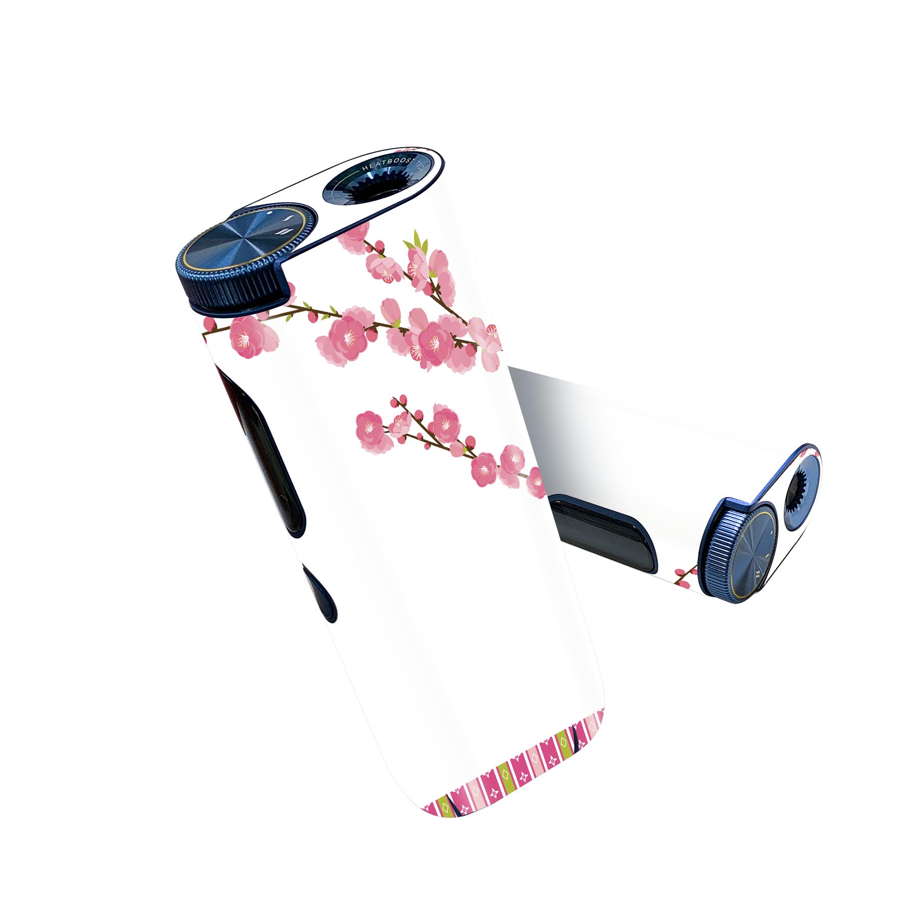 glo hyper pro 用 デザインスキンシール 側面2枚 天面3枚 セット 360°カバー ケース 保護 グロー ハイパー プロ グロウ ステッカー デコ アクセサリー 012864 ひな祭り 桃の花 節句