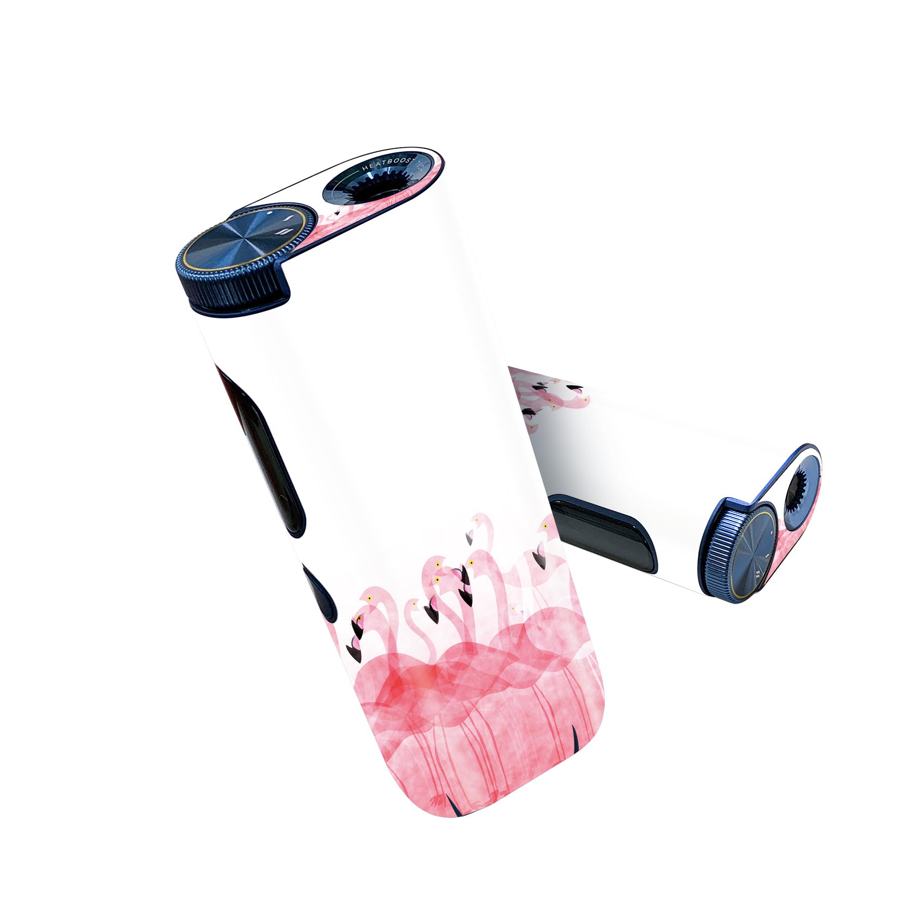 glo hyper pro 用 デザインスキンシール 側面2枚 天面3枚 セット 360°カバー ケース 保護 グロー ハイパー プロ グロウ ステッカー デコ アクセサリー 012991 フラミンゴ　ピンク