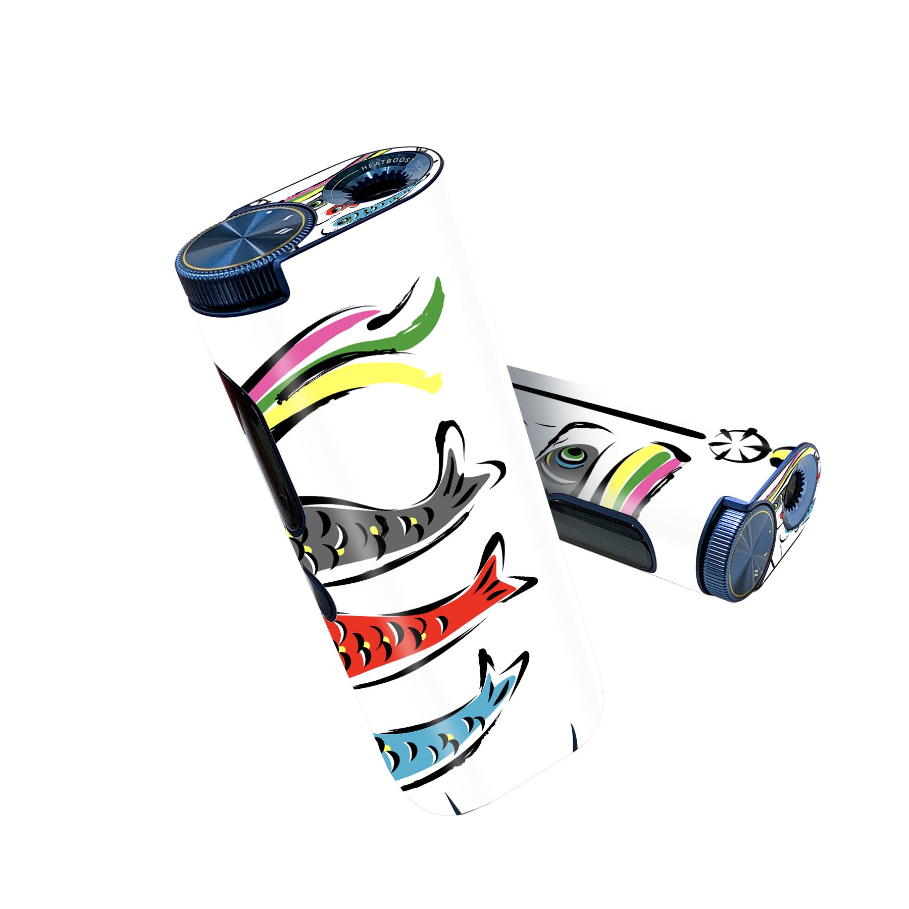 glo hyper pro 用 デザインスキンシール 側面2枚 天面3枚 セット 360°カバー ケース 保護 グロー ハイパー プロ グロウ ステッカー デコ アクセサリー 013177 こいのぼり　こどもの日　節句