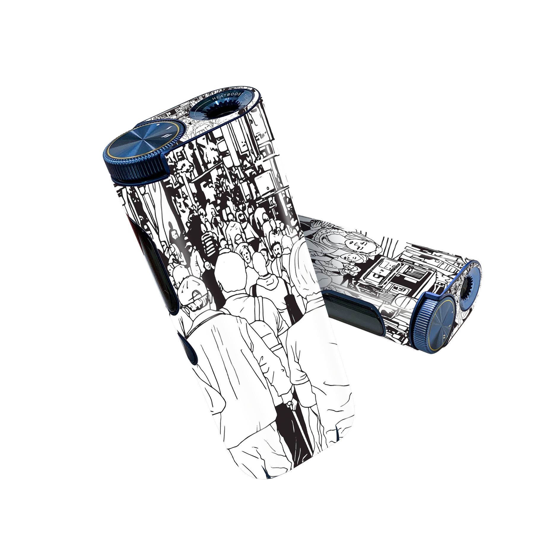 glo hyper pro 用 デザインスキンシール 側面2枚 天面3枚 セット 360°カバー ケース 保護 グロー ハイ..