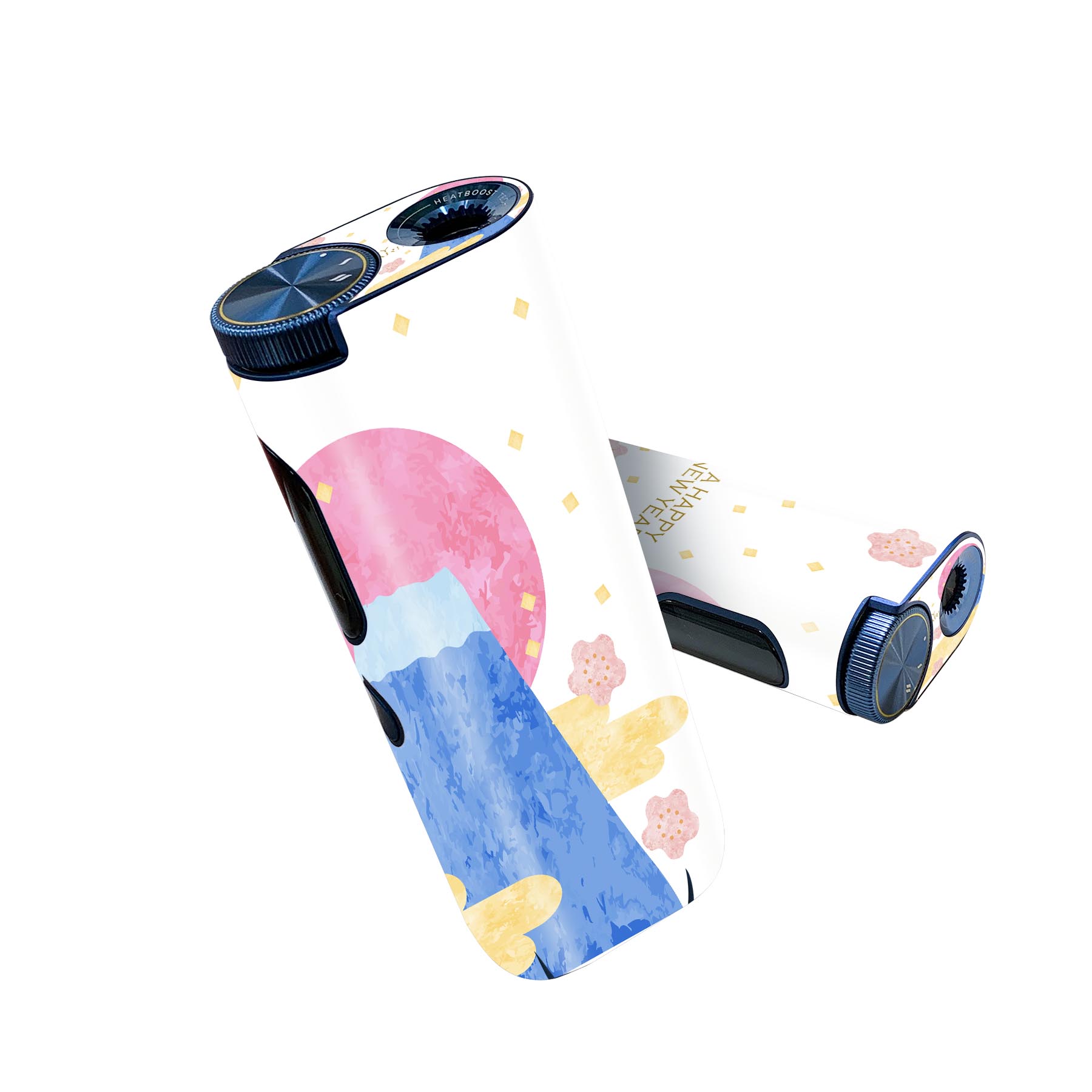 glo hyper pro 用 デザインスキンシール 側面2枚 天面3枚 セット 360°カバー ケース 保護 グロー ハイ..