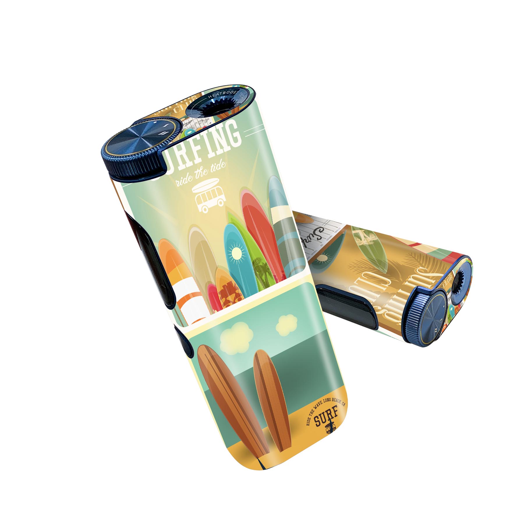 商品特徴・貼るだけでかんたん着せ替え、glo hyper pro 専用デザインスキンシール・高精細プリントで写真と遜色のない仕上がり！半光沢シートでしっとりツヤのある表現力・側面2枚に加え、天面3枚がセットで失敗しても安心！・ちょっとしたす...