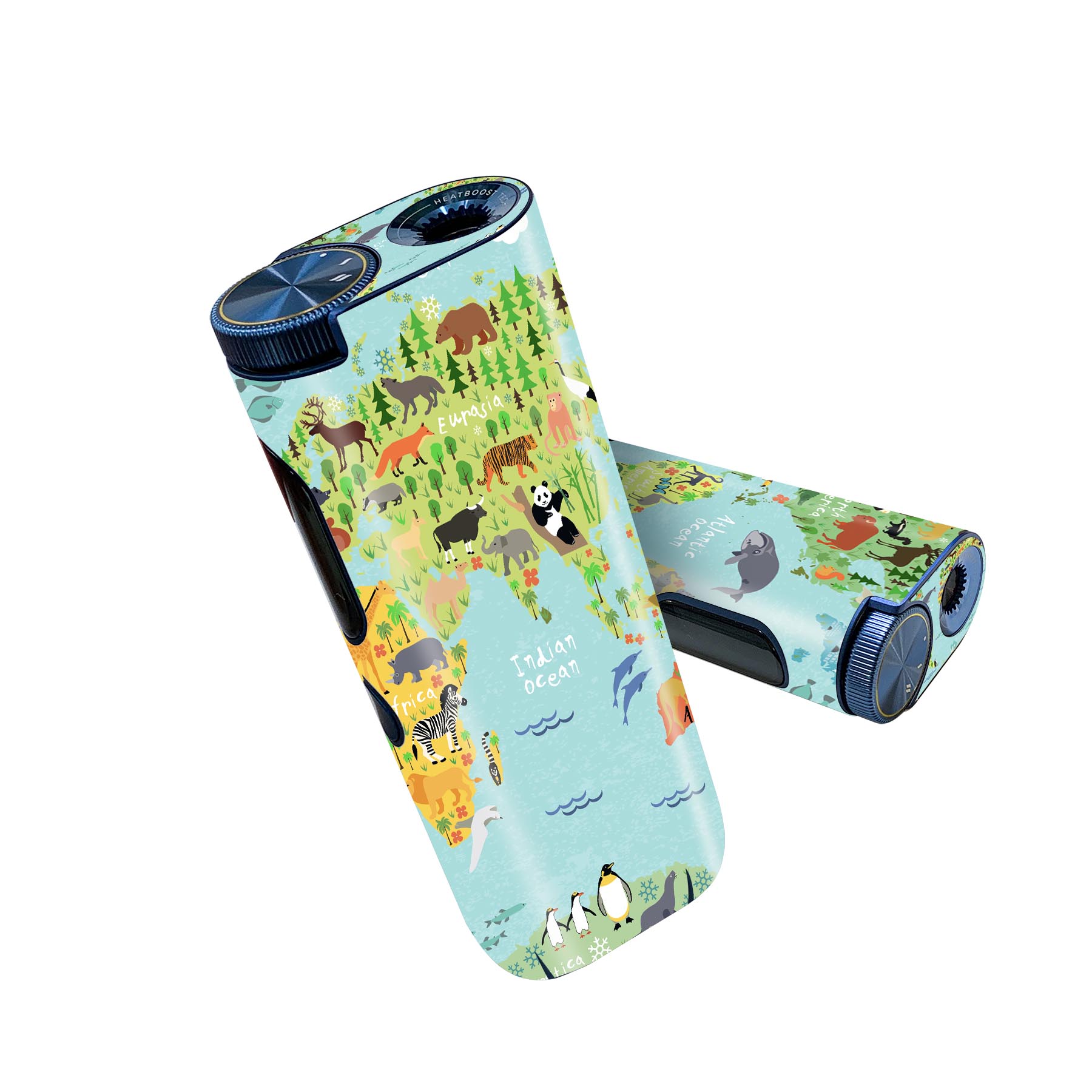 glo hyper pro 用 デザインスキンシール 側面2枚 天面3枚 セット 360°カバー ケース 保護 グロー ハイ..