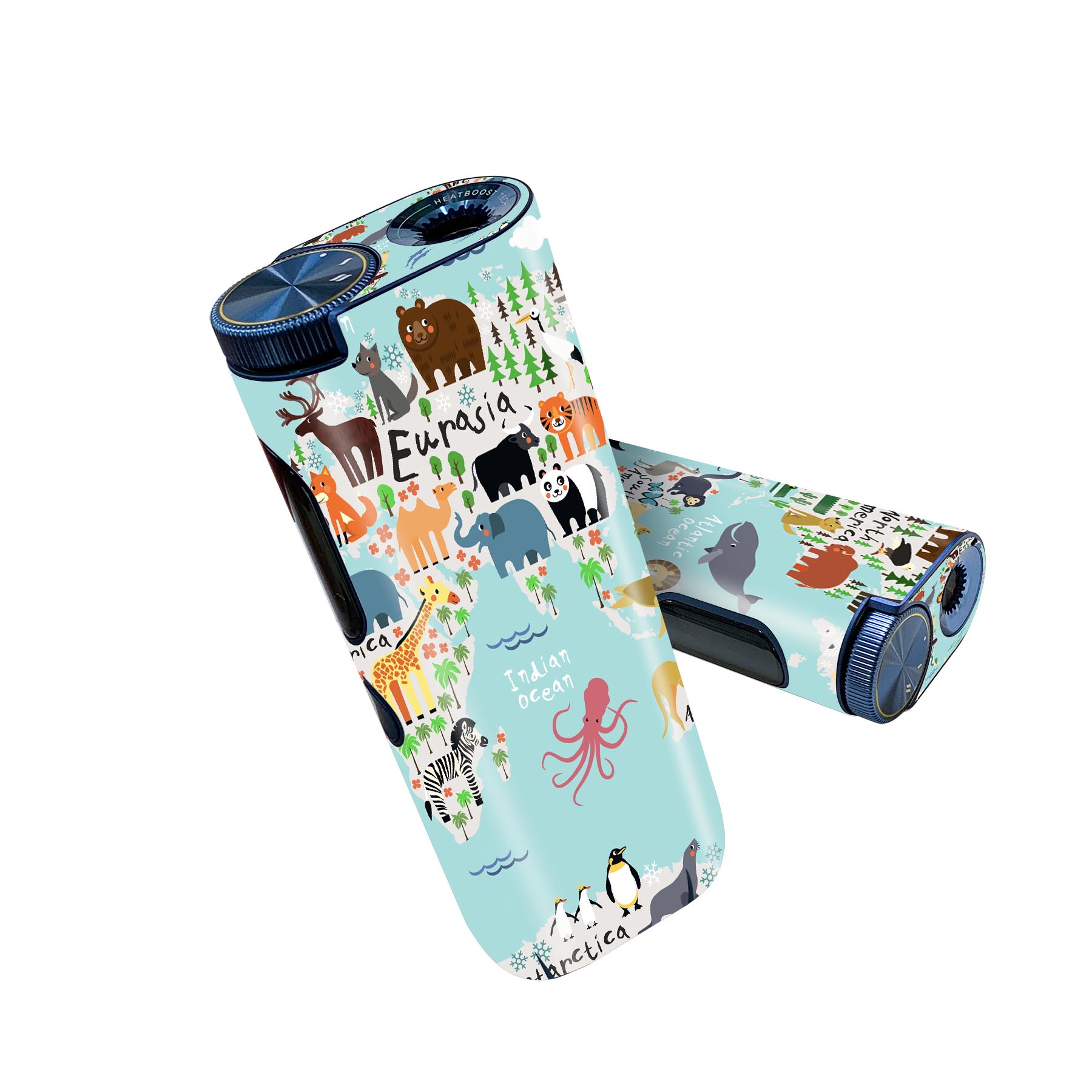 glo hyper pro 用 デザインスキンシール 側面2枚 天面3枚 セット 360°カバー ケース 保護 グロー ハイ..