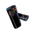 glo hyper pro 用 デザインスキンシール 側面2枚 天面3枚 セット 360°カバー ケース 保護 グロー ハイパー プロ グロウ ステッカー デコ アクセサリー 014183 花火 カラフル