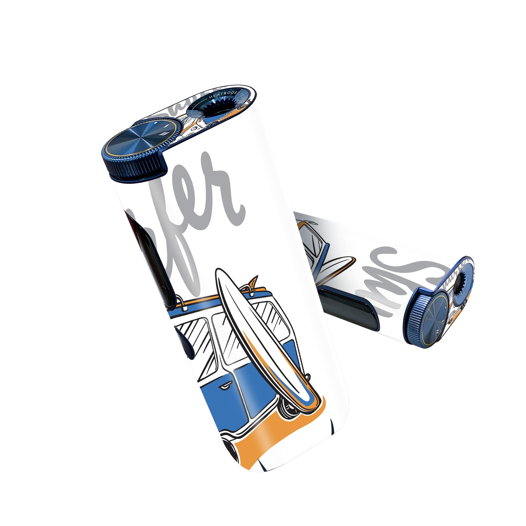 glo hyper pro 用 デザインスキンシール 側面2枚 天面3枚 セット 360°カバー ケース 保護 グロー ハイ..