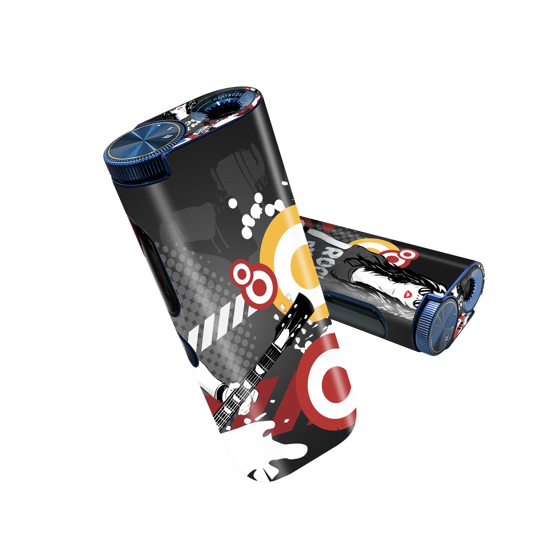 glo hyper pro 用 デザインスキンシール 側面2枚 天面3枚 セット 360°カバー ケース 保護 グロー ハイ..