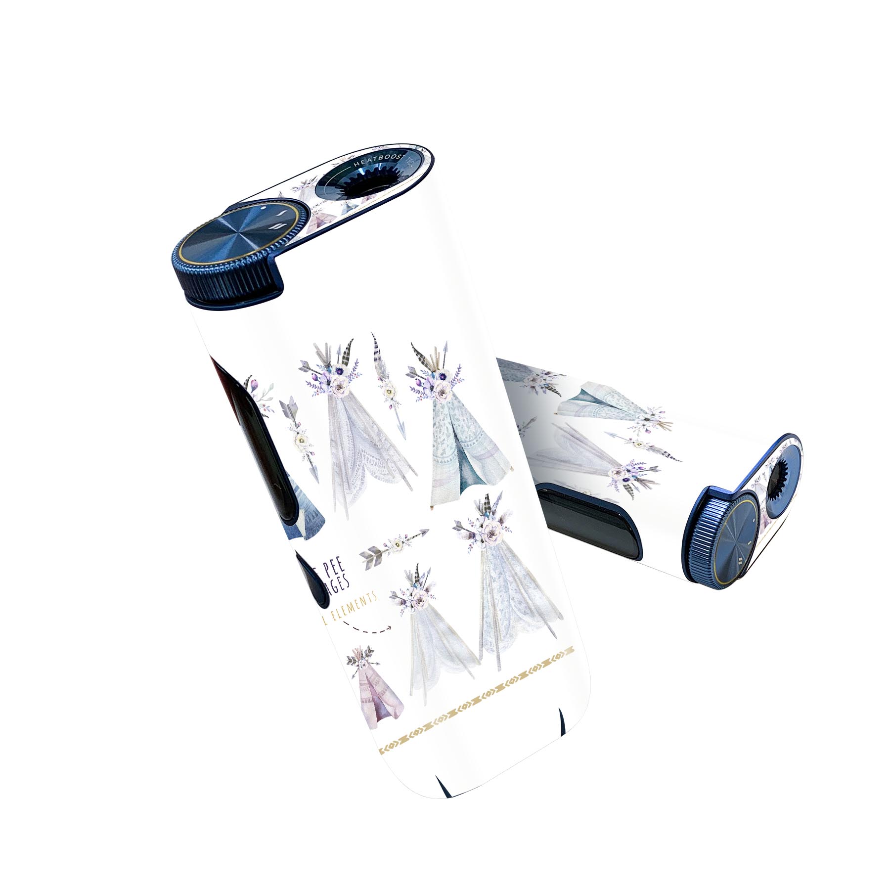 商品特徴・貼るだけでかんたん着せ替え、glo hyper pro 専用デザインスキンシール・高精細プリントで写真と遜色のない仕上がり！半光沢シートでしっとりツヤのある表現力・側面2枚に加え、天面3枚がセットで失敗しても安心！・ちょっとしたすり傷からglo hyper pro 本体を保護・接着部はエアフリー素材で気泡の心配も軽減・再剥離素材なので貼り付け時の調整も安心注意事項画像はサンプルですので、ご覧の環境によっては多少色味に違いを感じる場合がございます。 イメージと違った、モニターと色味が異なるという理由での交換や返金はご対応出来かねます。スキンシールのみの販売で、glo hyper pro 本体は付属しません。初回貼付時の位置調整や貼り直しは可能ですが、しっかりと押し付けて接着させた後の再剥離、再利用は保証しておりません。また接着部に油分や汚れが付着しますと角の部分は剥がれやすくなりますので、貼付時はあまり触れないようにご注意ください。無地のセミグロスシートにデザインをプリントした商品で、デコなどの加工はございません。 凹凸や光沢があるように見えたり布地や金属を素材にしたように見える商品もありますが、デザインの図版によるものです。印刷時に微妙な画像のズレが生じる場合がございます。ご注文後に1点1点制作する受注生産品の為、不良品以外のご返品や交換は固くお断りします。 発送について完全受注生産のハンドメイド商品となりますので、既製品と比べて発送までお時間を頂いています。 基本的に決済確認後、最大で5営業日での発送となります。繁忙期や休業日明けの場合はさらに時間がかかる場合があります。 その際には別途メールにてご連絡致します。メール便の場合、発送日から到着までに2?4日ほどかかる場合が多く、紛失などの保障もご対応できかねます。あらかじめご了承下さい。