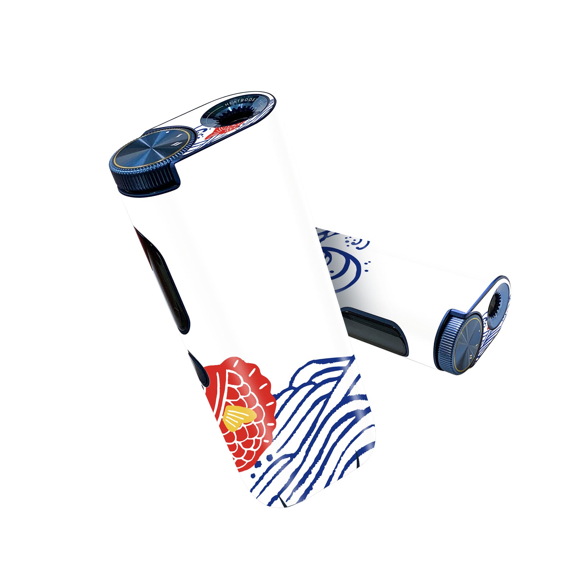 glo hyper pro 用 デザインスキンシール 側面2枚 天面3枚 セット 360°カバー ケース 保護 グロー ハイ..