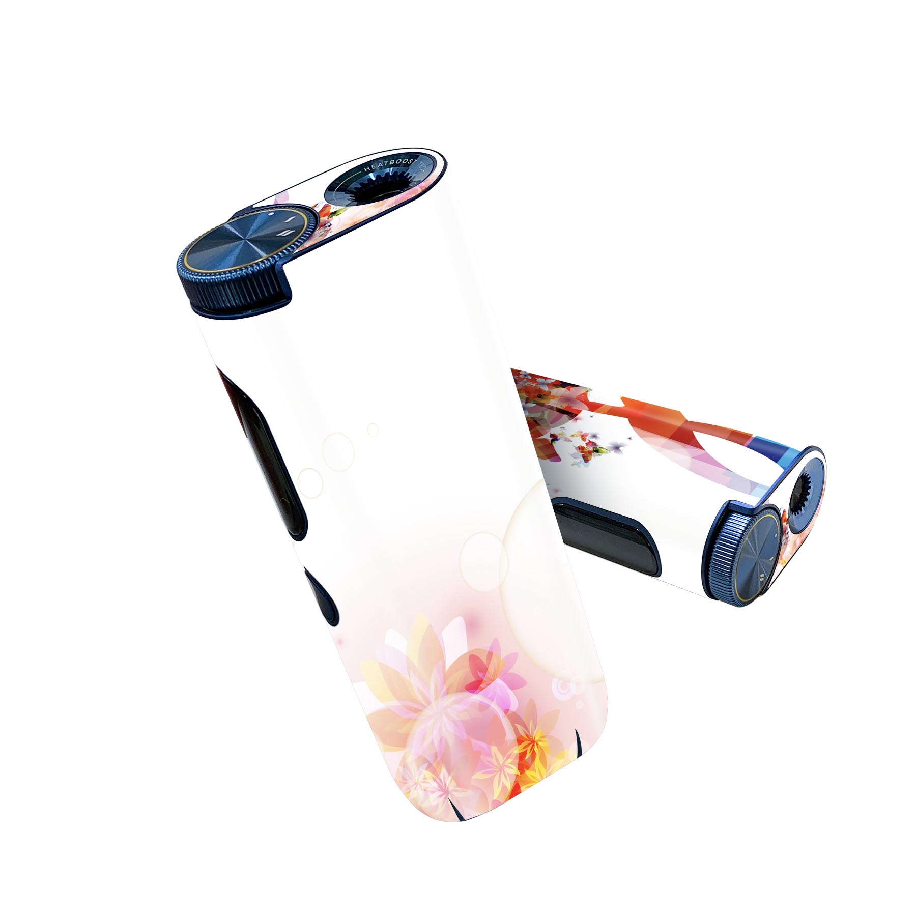 glo hyper pro 用 デザインスキンシール 側面2枚 天面3枚 セット 360°カバー ケース 保護 グロー ハイパー プロ グロウ ステッカー デコ アクセサリー 015779 音符　ト音記号　カラフル