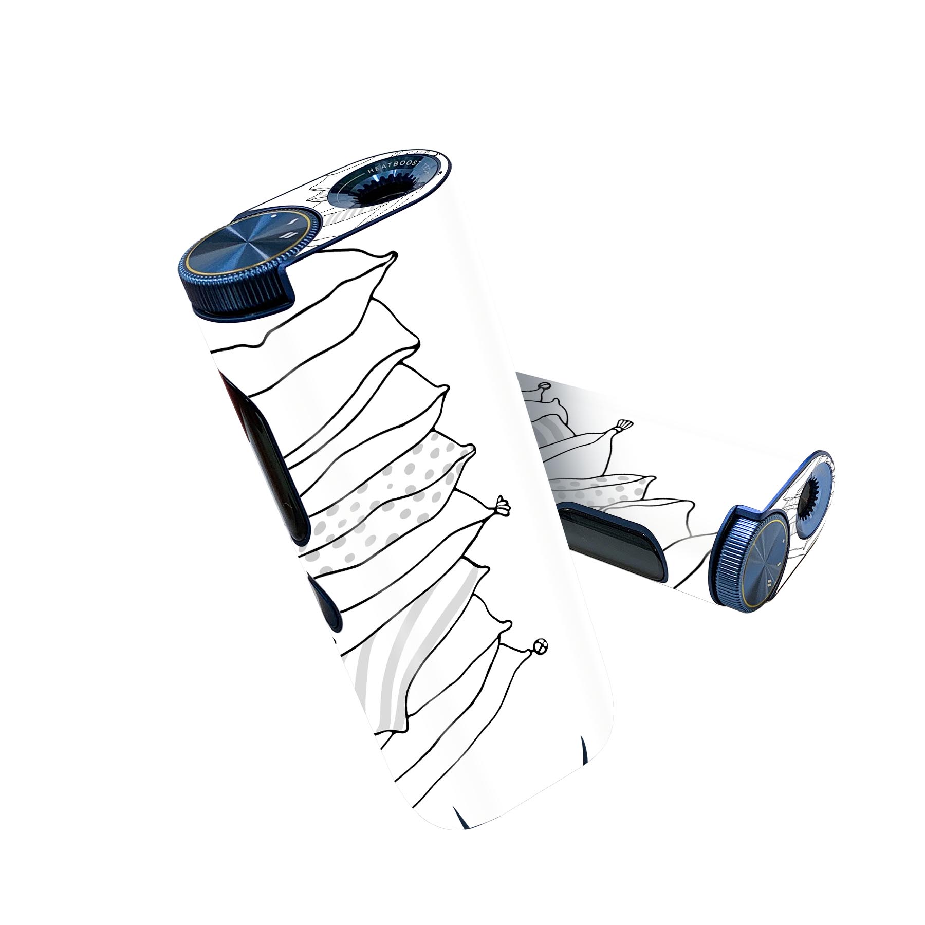 glo hyper pro 用 デザインスキンシール 側面2枚 天面3枚 セット 360°カバー ケース 保護 グロー ハイ..