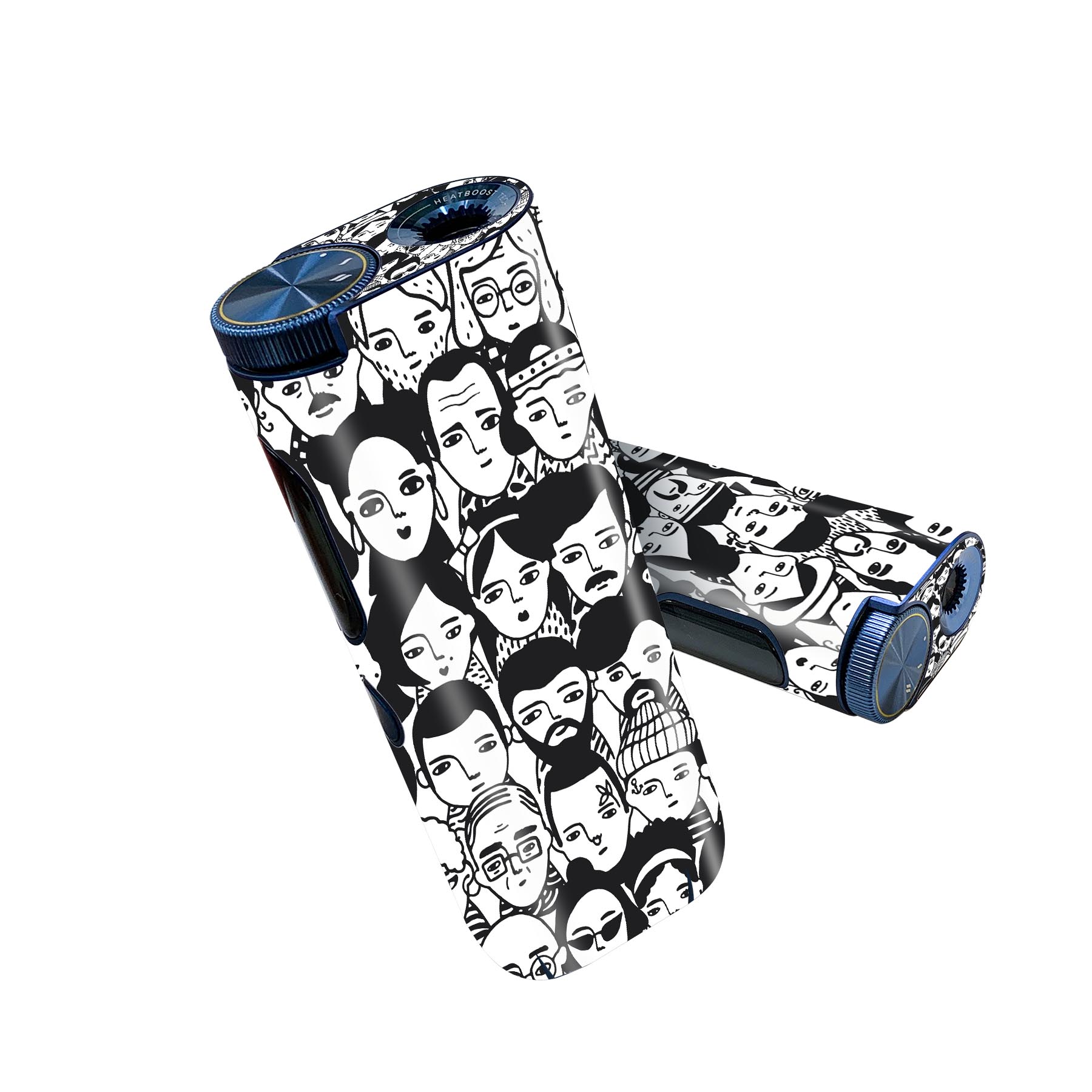 glo hyper pro 用 デザインスキンシール 側面2枚 天面3枚 セット 360°カバー ケース 保護 グロー ハイ..