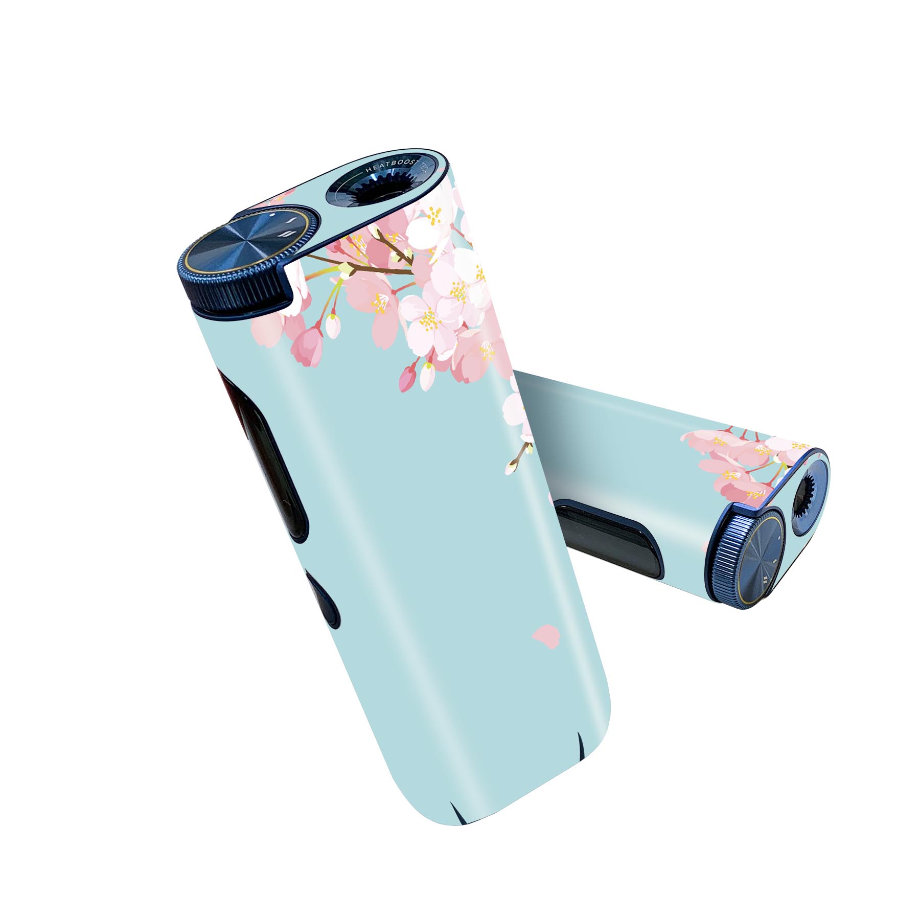 glo hyper pro 用 デザインスキンシール 側面2枚 天面3枚 セット 360°カバー ケース 保護 グロー ハイパー プロ グロウ ステッカー デコ アクセサリー 016206 桜　植物