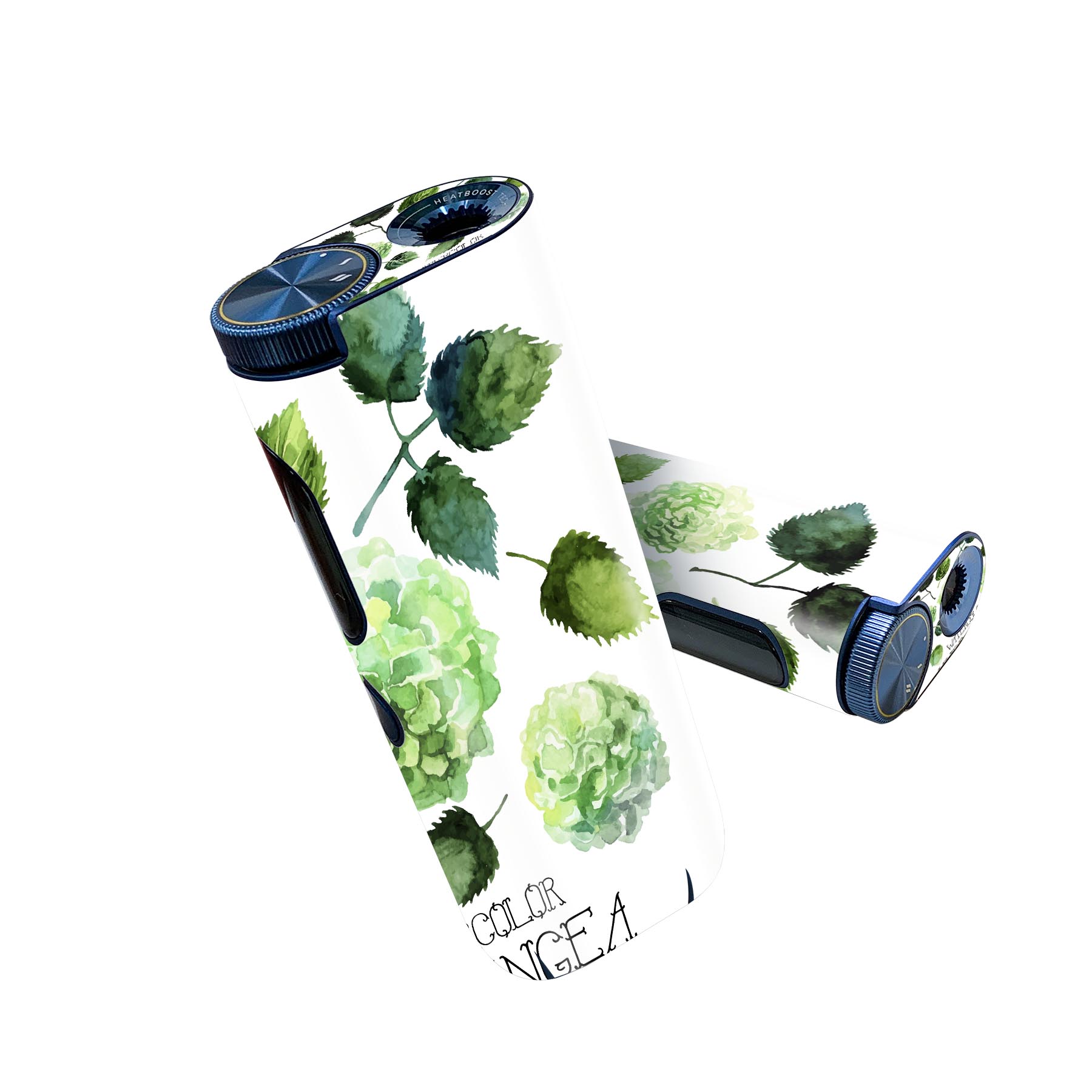 glo hyper pro 用 デザインスキンシール 側面2枚 天面3枚 セット 360°カバー ケース 保護 グロー ハイパー プロ グロウ ステッカー デコ アクセサリー 016331 あじさい 梅雨 花