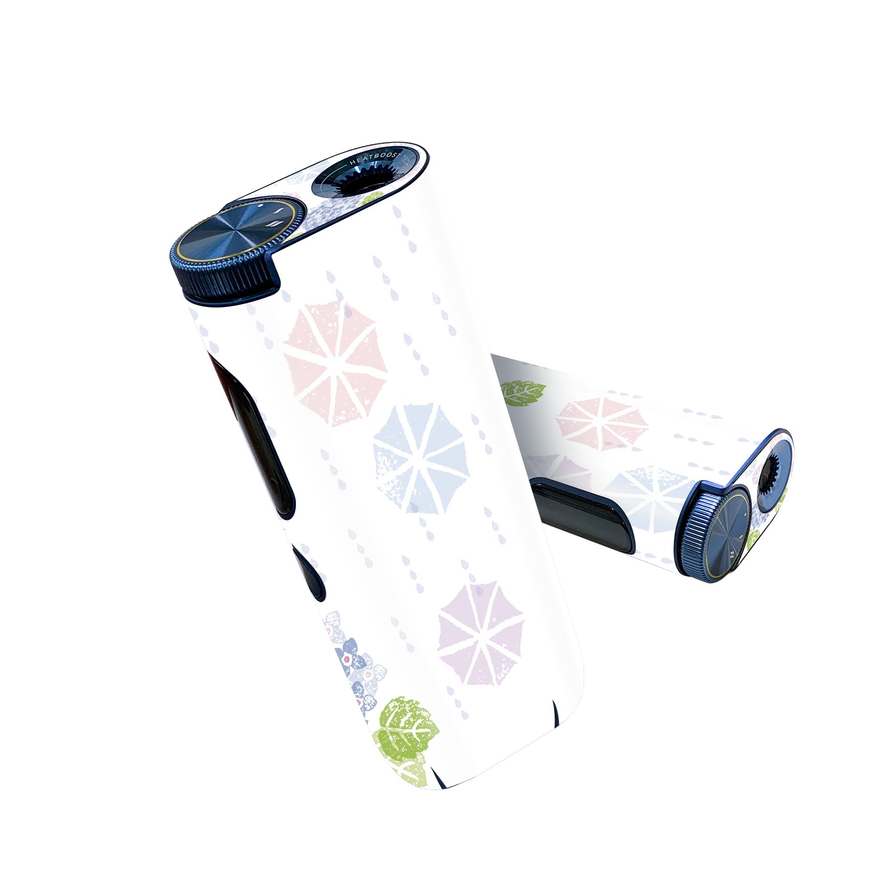 glo hyper pro 用 デザインスキンシール 側面2枚 天面3枚 セット 360°カバー ケース 保護 グロー ハイパー プロ グロウ ステッカー デコ アクセサリー 016338 あじさい 梅雨 花