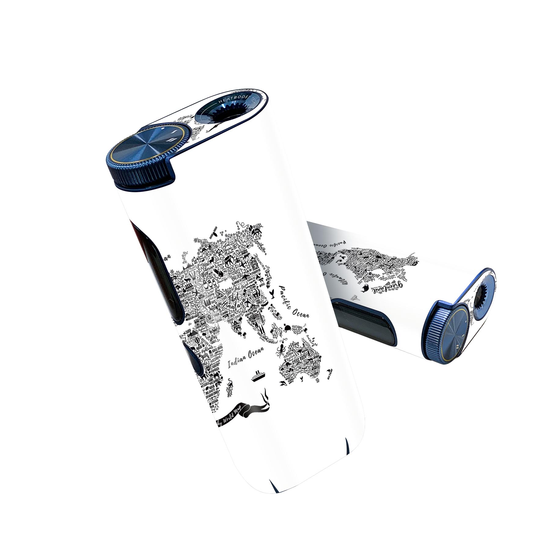 glo hyper pro 用 デザインスキンシール 側面2枚 天面3枚 セット 360°カバー ケース 保護 グロー ハイ..