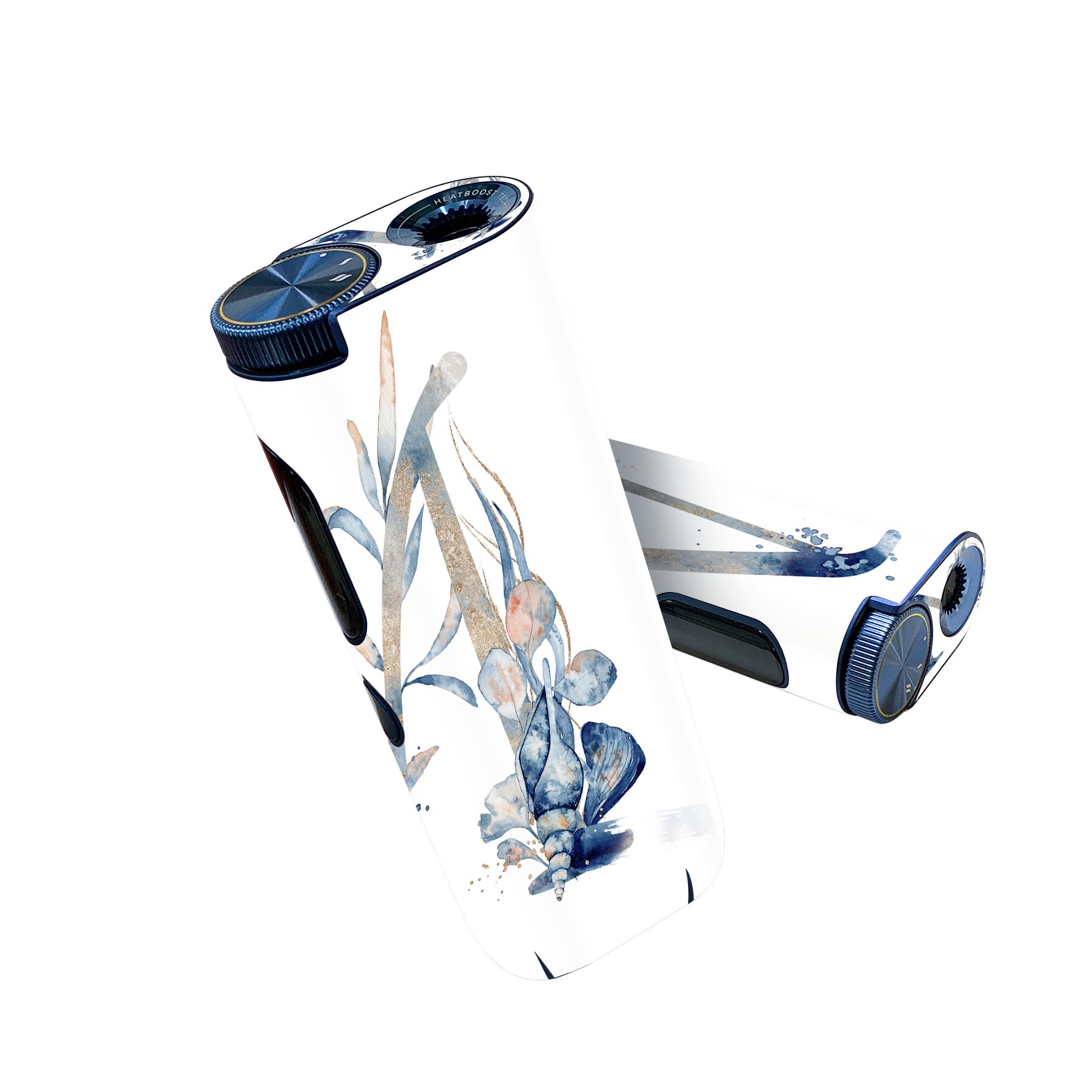 glo hyper pro 用 デザインスキンシール 側面2枚 天面3枚 セット 360°カバー ケース 保護 グロー ハイパー プロ グロウ ステッカー デコ アクセサリー 019665 文字 m アルファベット