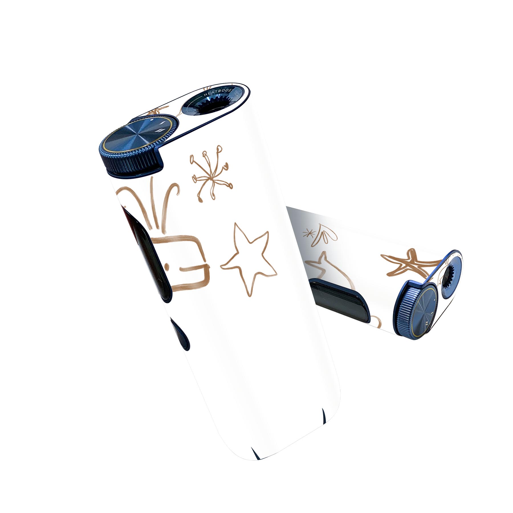 商品特徴・貼るだけでかんたん着せ替え、glo hyper pro 専用デザインスキンシール・高精細プリントで写真と遜色のない仕上がり！半光沢シートでしっとりツヤのある表現力・側面2枚に加え、天面3枚がセットで失敗しても安心！・ちょっとしたすり傷からglo hyper pro 本体を保護・接着部はエアフリー素材で気泡の心配も軽減・再剥離素材なので貼り付け時の調整も安心注意事項画像はサンプルですので、ご覧の環境によっては多少色味に違いを感じる場合がございます。 イメージと違った、モニターと色味が異なるという理由での交換や返金はご対応出来かねます。スキンシールのみの販売で、glo hyper pro 本体は付属しません。初回貼付時の位置調整や貼り直しは可能ですが、しっかりと押し付けて接着させた後の再剥離、再利用は保証しておりません。また接着部に油分や汚れが付着しますと角の部分は剥がれやすくなりますので、貼付時はあまり触れないようにご注意ください。無地のセミグロスシートにデザインをプリントした商品で、デコなどの加工はございません。 凹凸や光沢があるように見えたり布地や金属を素材にしたように見える商品もありますが、デザインの図版によるものです。印刷時に微妙な画像のズレが生じる場合がございます。ご注文後に1点1点制作する受注生産品の為、不良品以外のご返品や交換は固くお断りします。 発送について完全受注生産のハンドメイド商品となりますので、既製品と比べて発送までお時間を頂いています。 基本的に決済確認後、最大で5営業日での発送となります。繁忙期や休業日明けの場合はさらに時間がかかる場合があります。 その際には別途メールにてご連絡致します。メール便の場合、発送日から到着までに2?4日ほどかかる場合が多く、紛失などの保障もご対応できかねます。あらかじめご了承下さい。