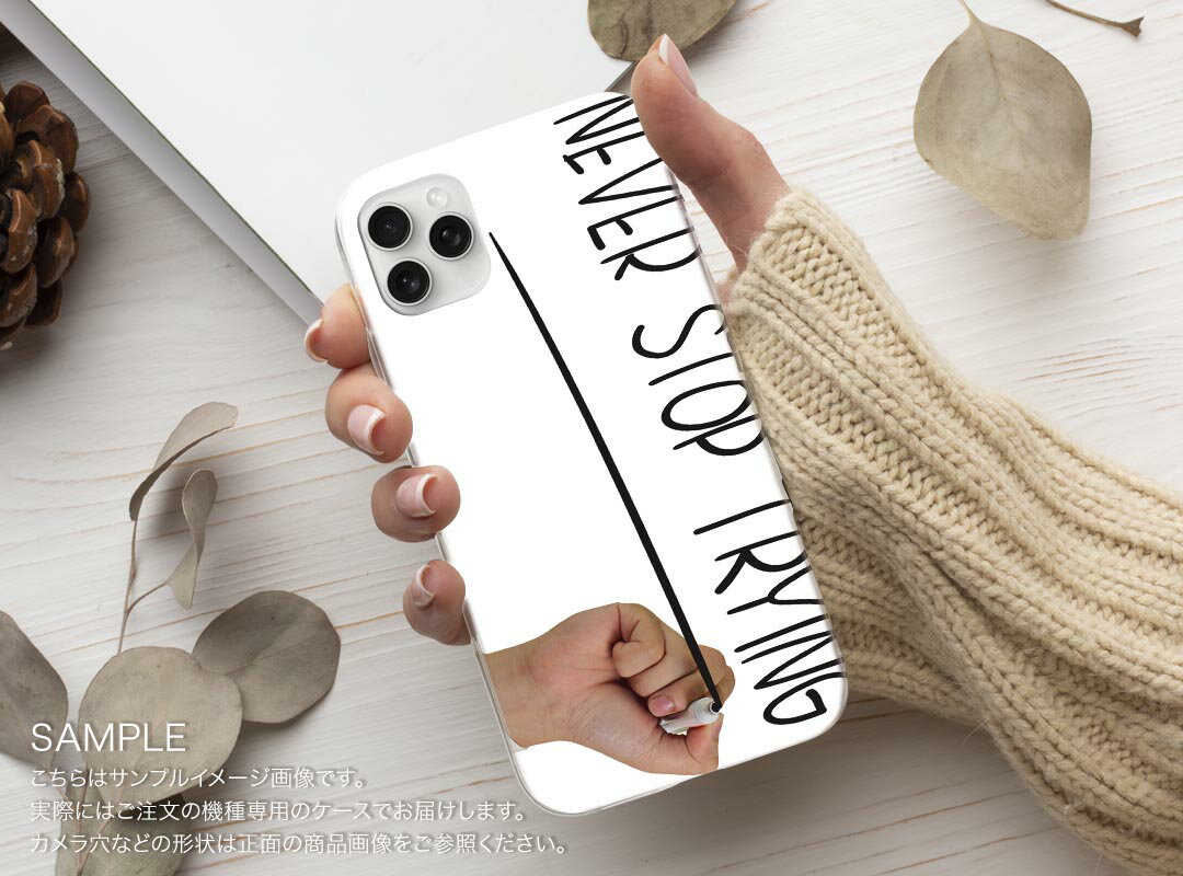 AQUOS sense6 SH-54B SHG05 用 ハードケース 009442 英語　文字　白　黒