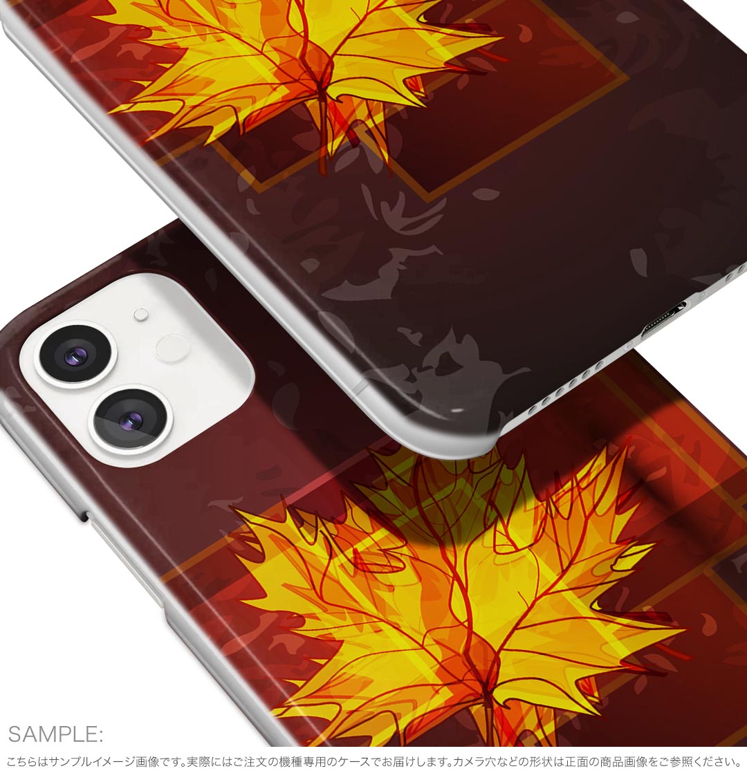 BASIO active3 KYG04 ベイシオ アクティブ3 用 kyg04 ケース カバー ハードケース 001253 紅葉　秋