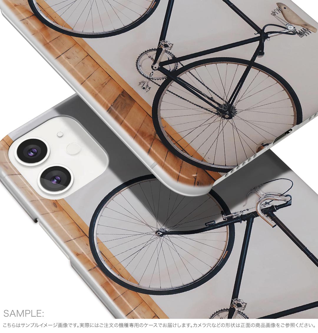 Galaxy A55 5G 用 ハードケース SC-53E / SCG27 共通対応 ケース カバー ハードケース 022973 自転車　写真
