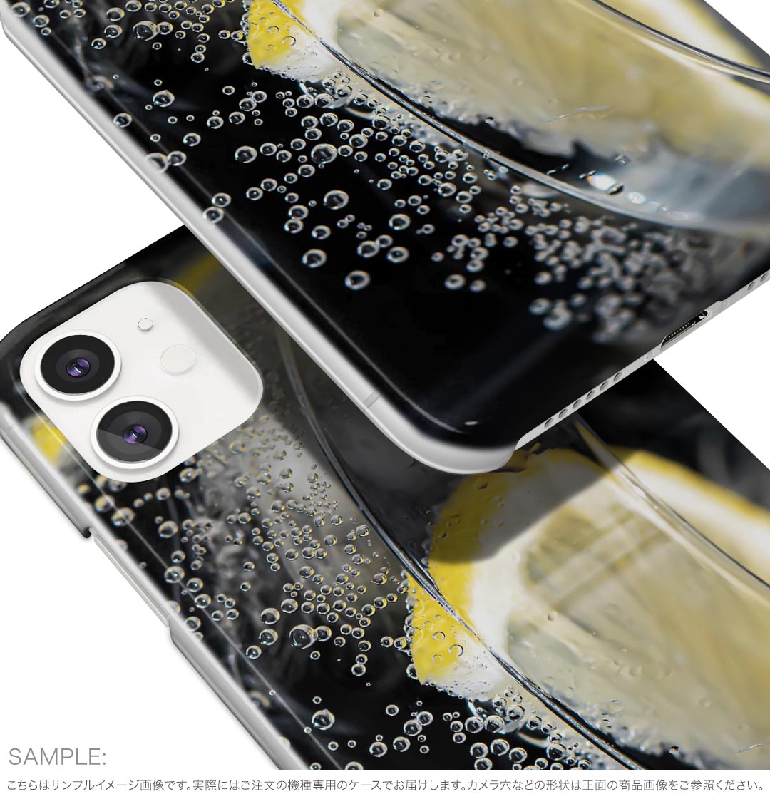 Galaxy A55 5G 用 ハードケース SC-53E / SCG27 共通対応 ケース カバー ハードケース 023026 レモン　飲み物　写真 — vista 3