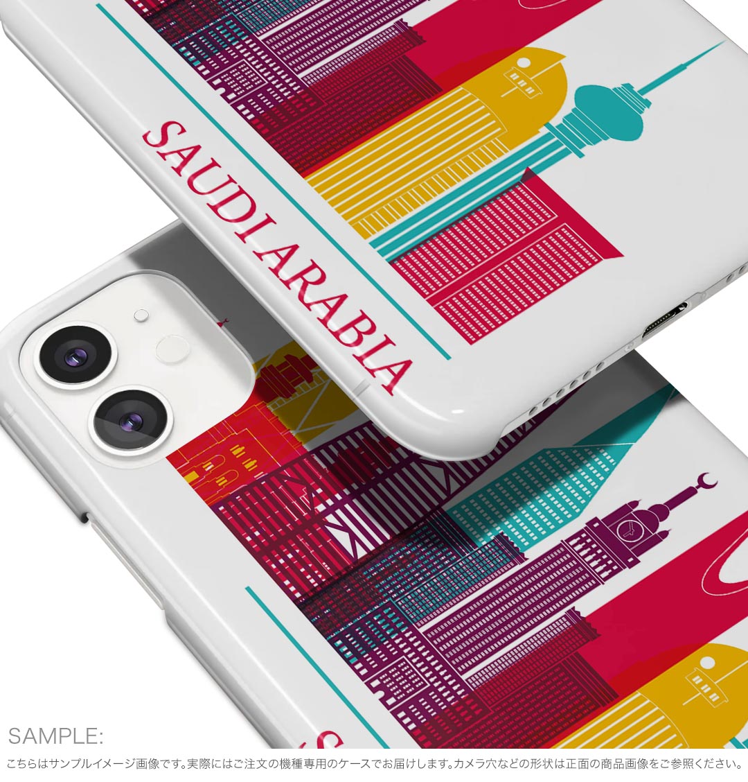 AQUOS R10 用 スマホケース SH-51F / A501SH / SH-M31 共通対応 sh51f ケース カバー ハードケース 031767 サウジアラビア おしゃれ タワー