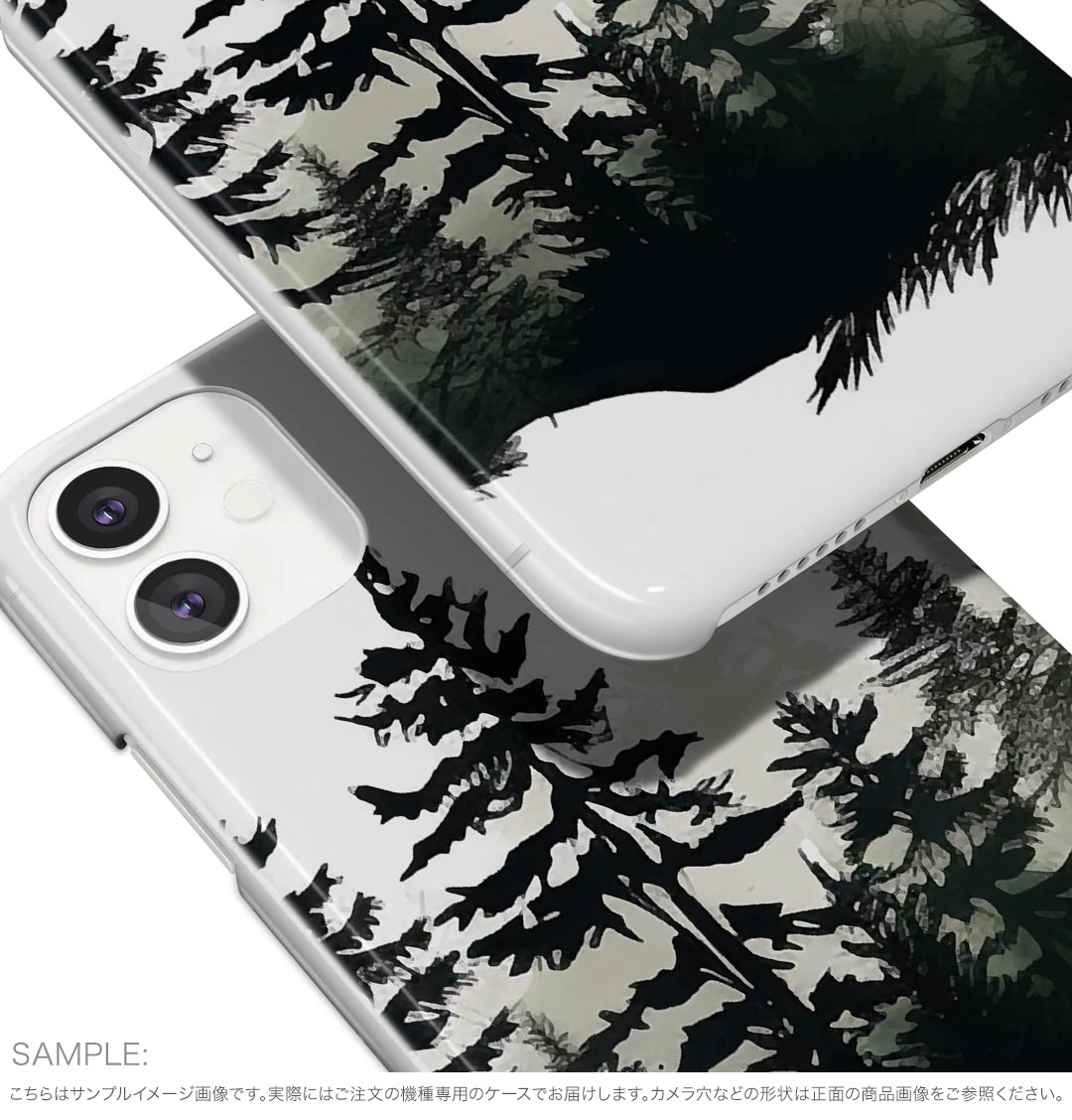 Galaxy A36 5G 用 スマホカバー SC-54F / SCG34 共通対応 共通対応 sc54f ケース カバー ハードケース 033658 木 森