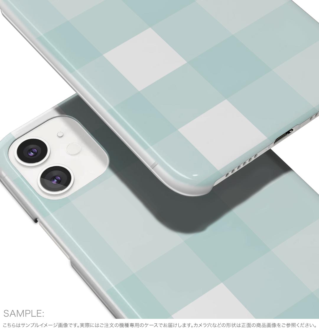 Galaxy A25 用 SC-53F / SCG33 共通対応 sc53f ケース カバー ハードケース 004223 チェック　青　白