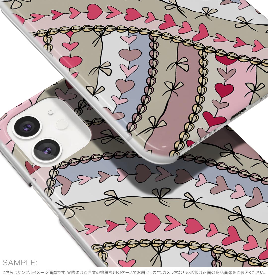 iPhone16pro 6.3インチ 専用 各キャリア iPhone 16 pro 共通対応 ハード ケース iphone16pro 対応 ケース カバー 005120 ハート　イラスト　模様