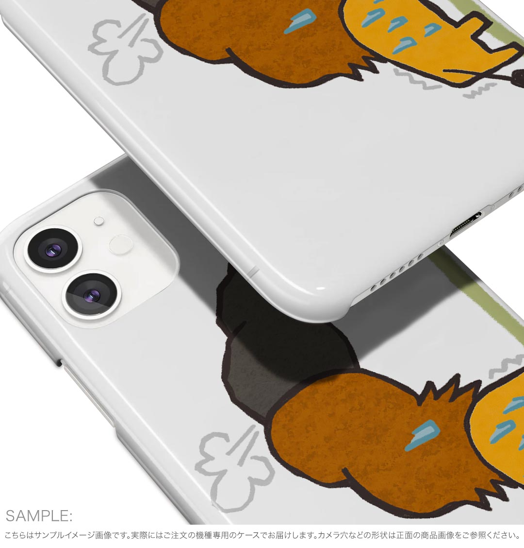 AQUOS R9 用 ハードケース SH-51E / A401SH 共通対応 ハード ケース sh51e 対応 ケース カバー 005887 動物　リーゼント　イラスト 3