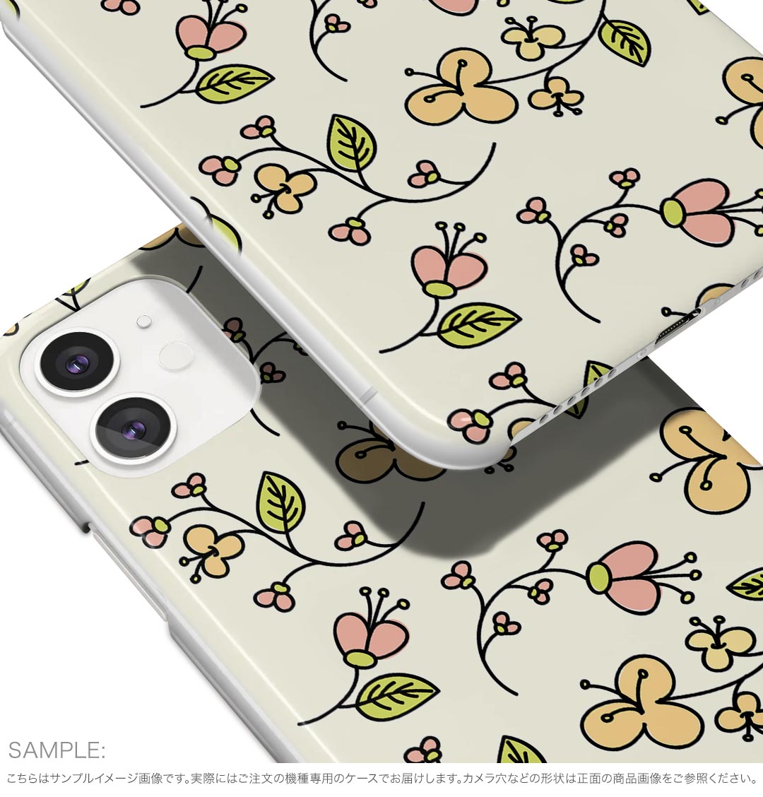 iPhone Air 用 スマホカバー 各キャリア 共通対応 ケース カバー ハードケース 006680 花