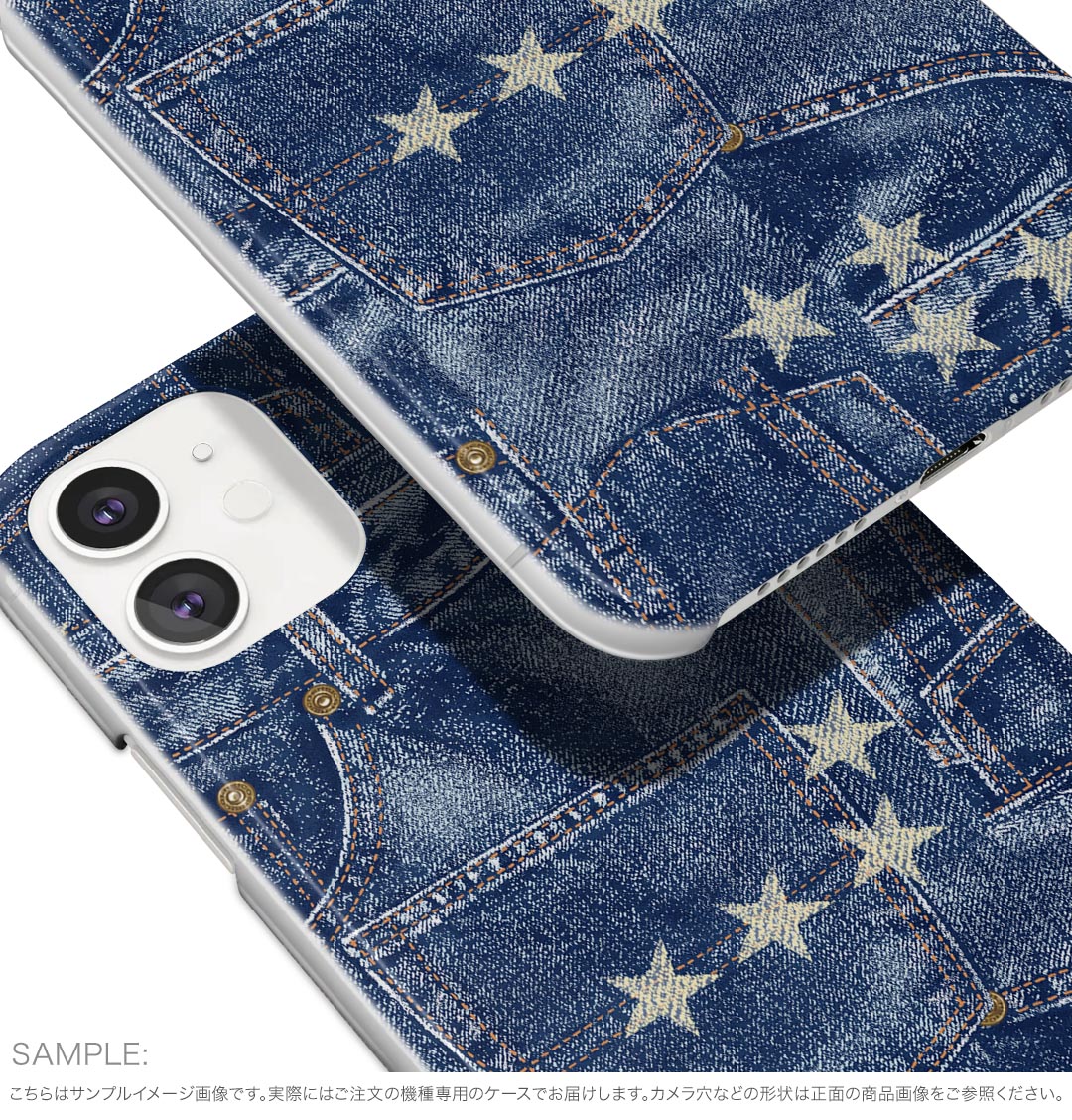 AQUOS R10 用 スマホケース SH-51F / A501SH / SH-M31 共通対応 sh51f ケース カバー ハードケース 010120 おしゃれ　ファッション　ジーンズ