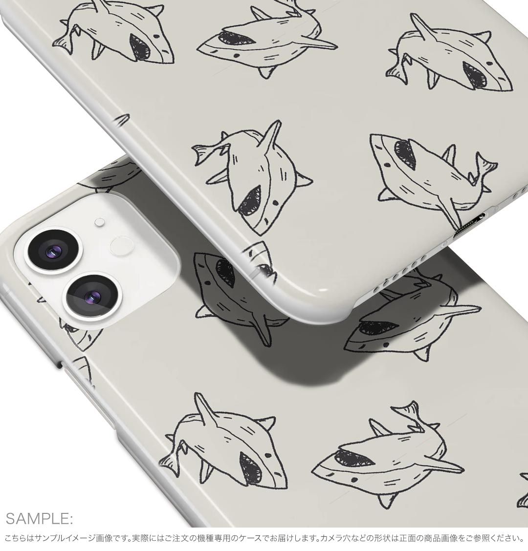 スマコレのGoogle Pixel 9 / Pixel 9 pro 共通対応 6.3インチ ハードケース pixel9 pixel9pro 対応 ケース カバー 010515 サメ　海　生き物｜アングル3