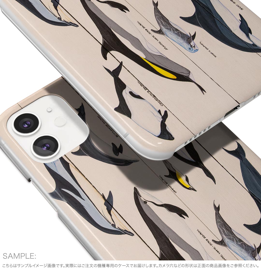 Galaxy A36 5G 用 スマホカバー SC-54F / SCG34 共通対応 共通対応 sc54f ケース カバー ハードケース 010935 海　イルカ　生き物