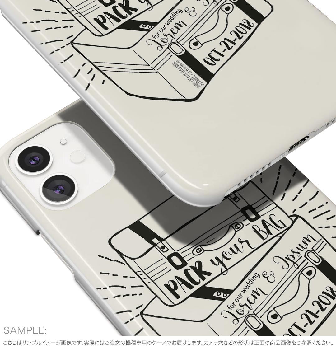らくらくスマートフォン F-52B tpu f52b スマホ カバー ケース スマホケース スマホカバー TPU ソフトケース 010942 旅行　英語　かばん