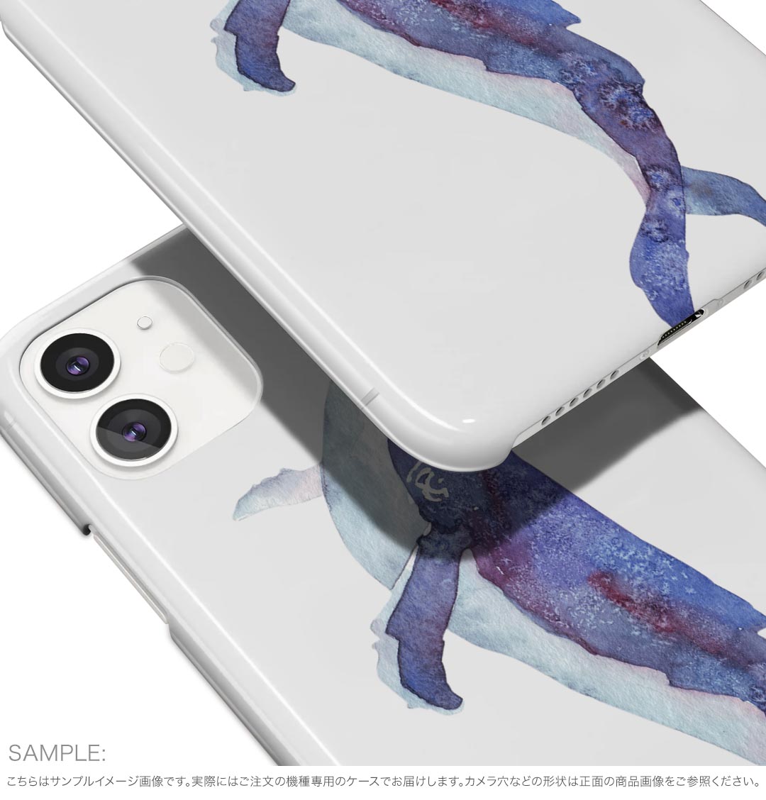 arrows We2 Plus F-51E 用 ハード ケース f51e 対応 ケース カバー ハードケース 011406 海　生き物　くじら