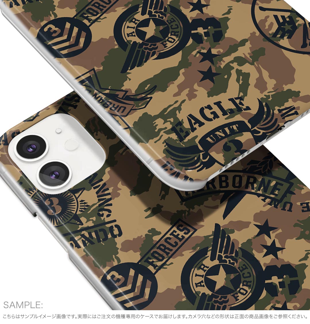 iPhone16pro 6.3インチ 専用 各キャリア iPhone 16 pro 共通対応 ハード ケース iphone16pro 対応 ケース カバー 011519 迷彩　階級　外国