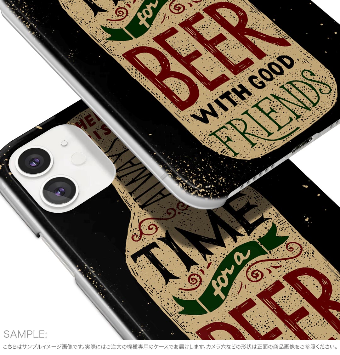 Galaxy S25 用 SC-51F / SCG31 (SM-S931) 共通対応 ハードケース sc51f ケース カバー ハードケース 011712 ビール　飲み物　英語