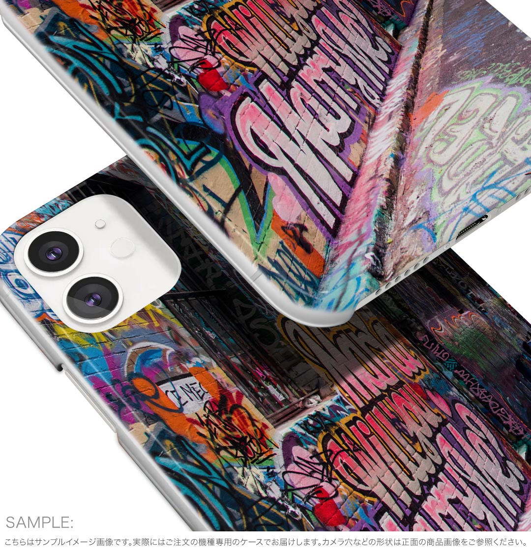 Galaxy A55 5G 用 ハードケース SC-53E / SCG27 共通対応 ケース カバー ハードケース 012366 ペイント　風景　町