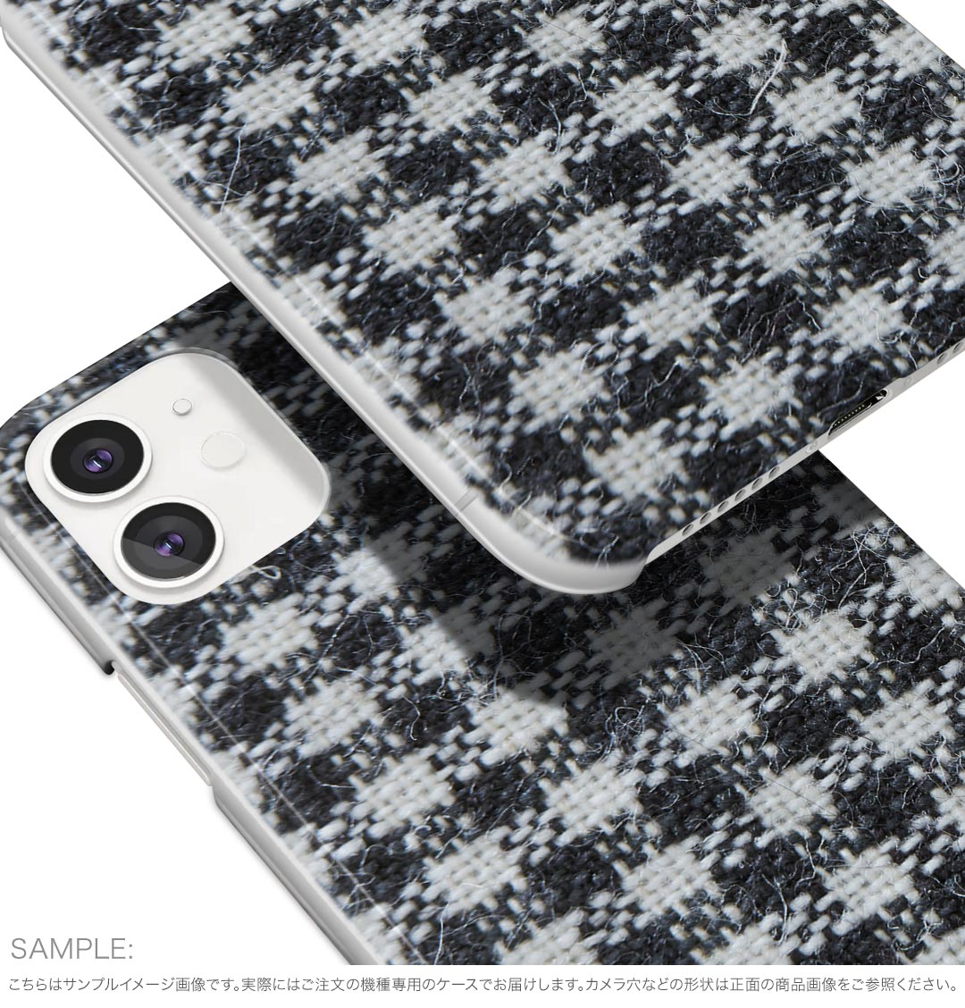 iPhone16plus 6.7インチ 専用 各キャリア iPhone 16 plus 共通対応 ハード ケース iphone16plus ケース カバー 012408 チェック　白黒　モノトーン