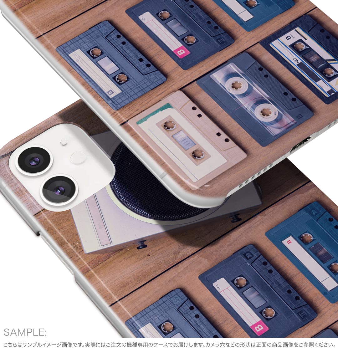 Galaxy A54 5G ギャラクシー SC-53D SCG21 専用 ケース 共通対応 sc53d igcase スマホカバー カバー ケース pc ハードケース 012922 ラジカセ　音楽　カセット