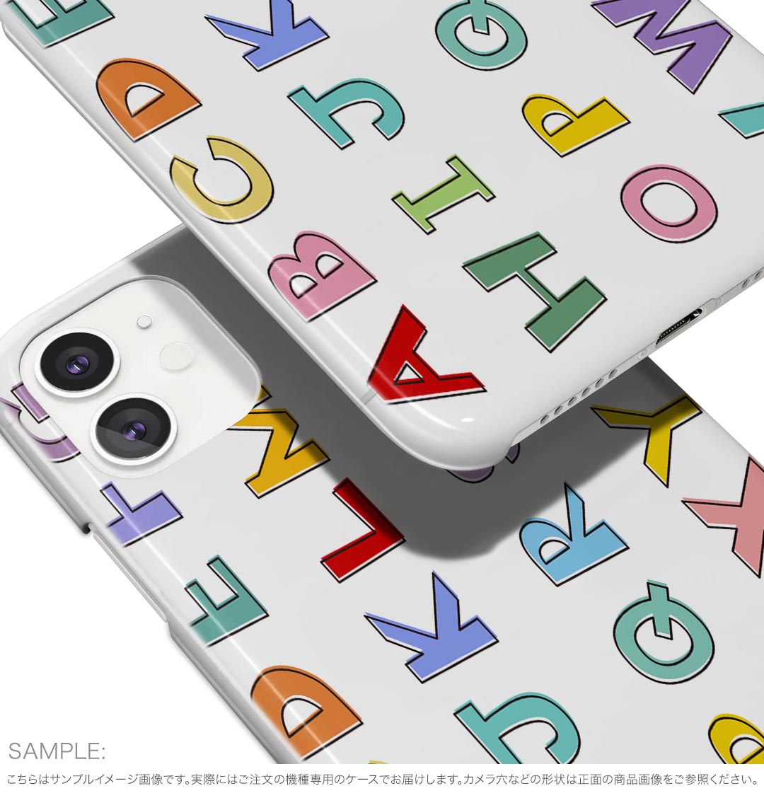 arrows We2 Plus F-51E 用 ハード ケース f51e 対応 ケース カバー ハードケース 013168 アルファベット　英語