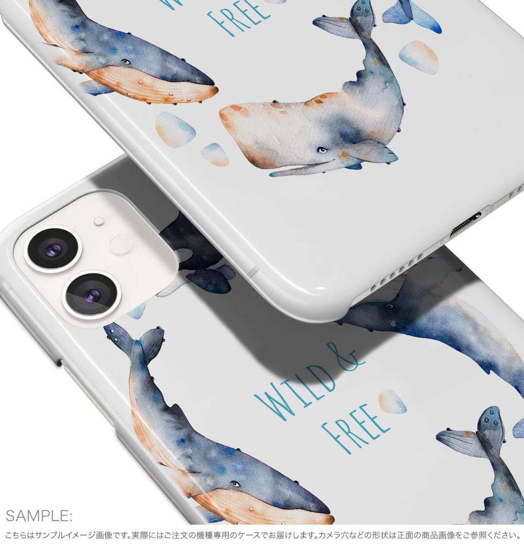 Xperia 10 V 用ハード ケース SO-52D / SOG11 / A302SO / XQ-DC44 各種対応 ケース カバー so52d ハードケース 013466 くじら　海　英語