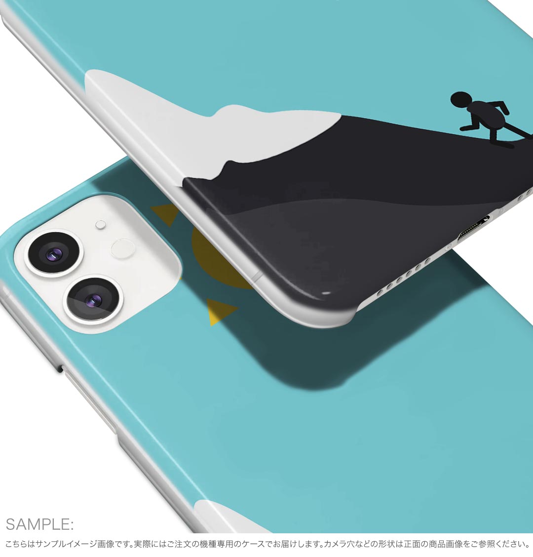 かんたんスマホ4 ケース ZTE かんたんスマホ4 A402ZT 6.1型 a402zt ケース カバー ハードケース 013512 山　マウンテン　旗