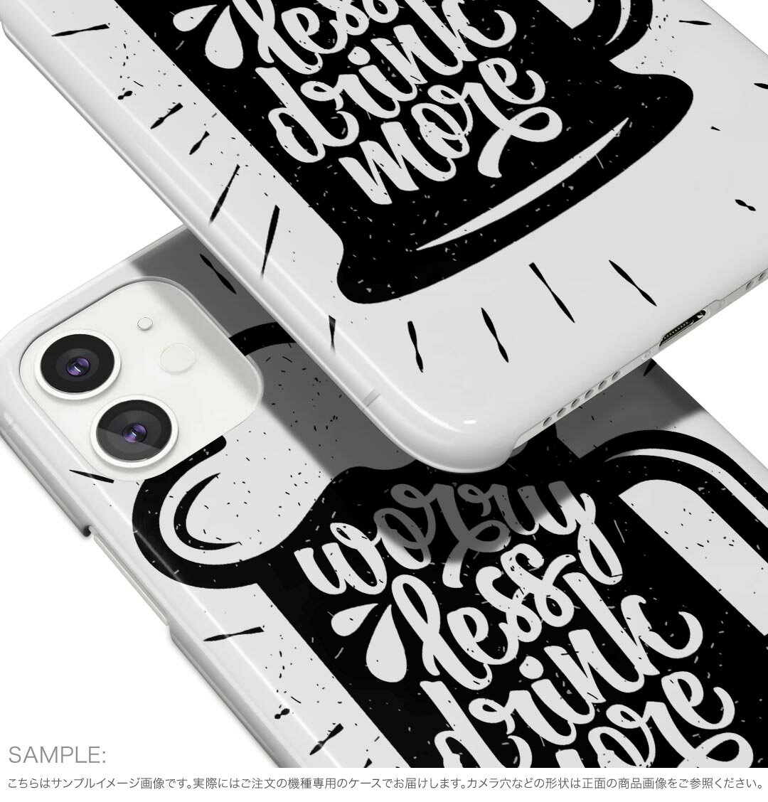 Galaxy A25 用 SC-53F / SCG33 共通対応 sc53f ケース カバー ハードケース 014127 ビール　お酒　文字